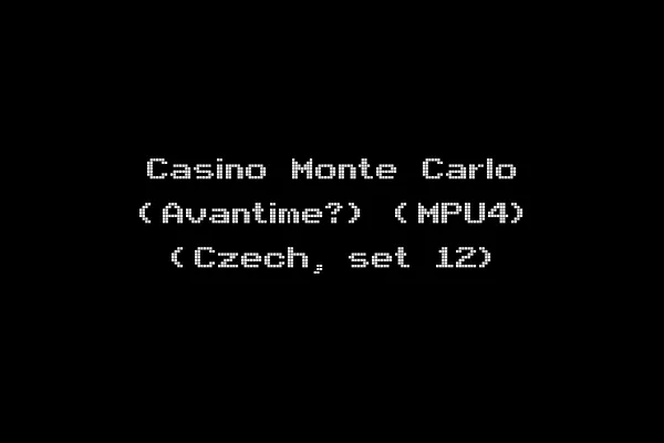 Casino Monte Carlo (Avantime?) (MPU4) (Czech, set 12)
