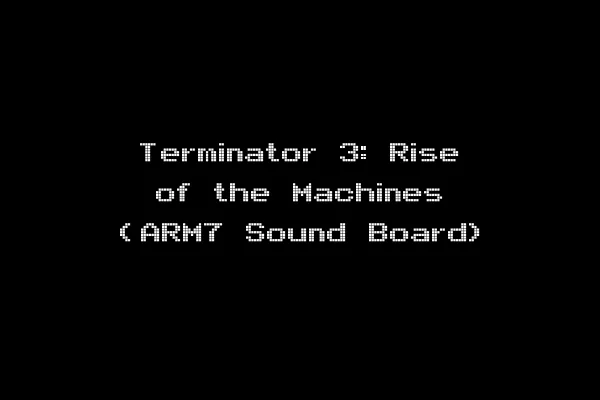 Terminator 3: Rise of the Machines (ARM7 Sound Board)
