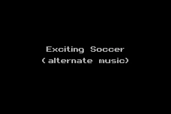 Exciting Soccer (alternate music)
