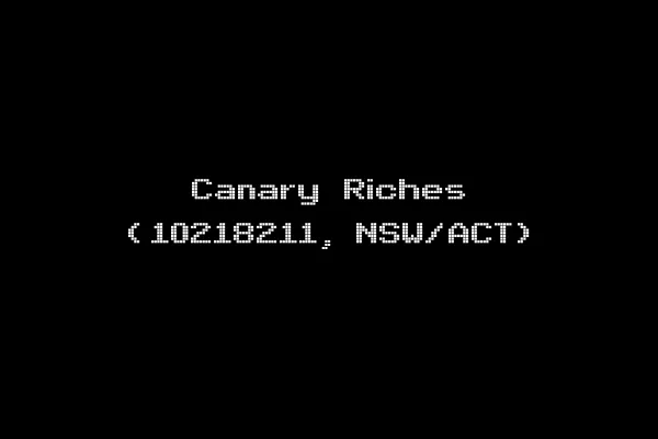 Canary Riches (10218211, NSW/ACT)