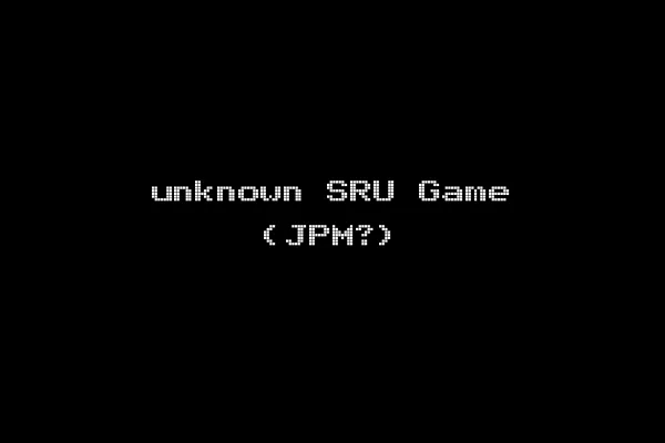 unknown SRU Game (JPM?)