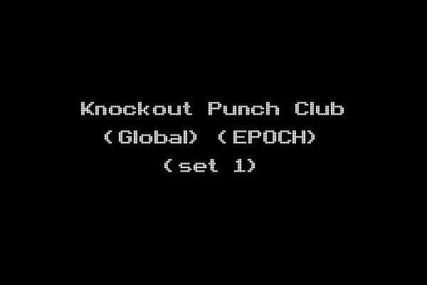 Knockout Punch Club (Global) (EPOCH) (set 1)