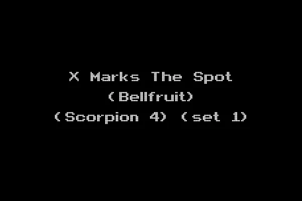 X Marks The Spot (Bellfruit) (Scorpion 4) (set 1)