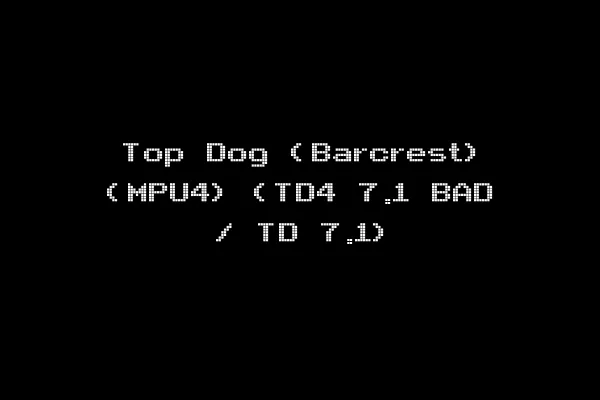 Top Dog (Barcrest) (MPU4) (TD4 7.1 BAD / TD 7.1)