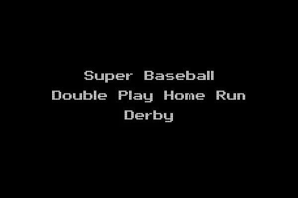 Super Baseball Double Play Home Run Derby