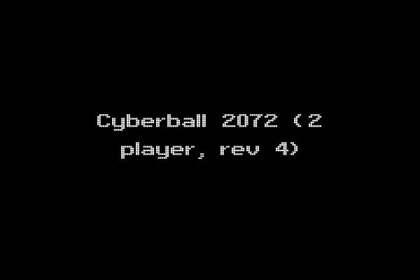 Cyberball 2072 (2 player, rev 4)