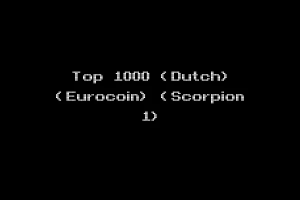 Top 1000 (Dutch) (Eurocoin) (Scorpion 1)