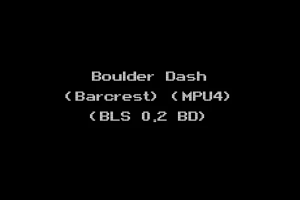 Boulder Dash (Barcrest) (MPU4) (BLS 0.2 BD)