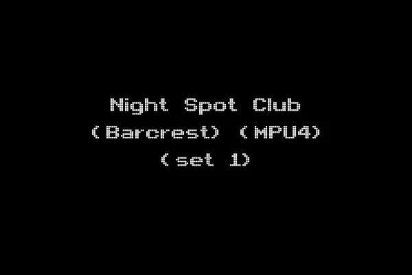 Night Spot Club (Barcrest) (MPU4) (set 1)