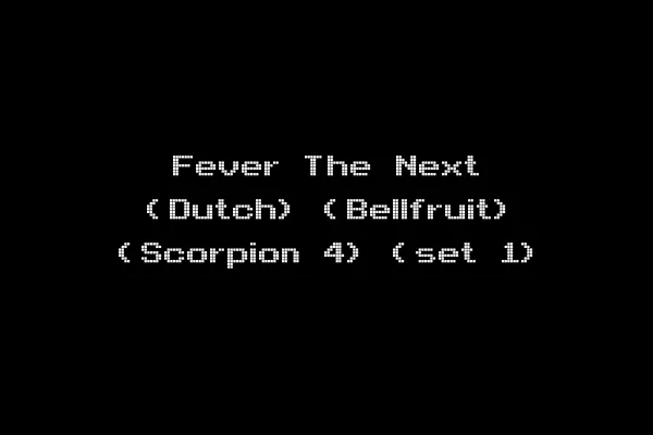Fever The Next (Dutch) (Bellfruit) (Scorpion 4) (set 1)