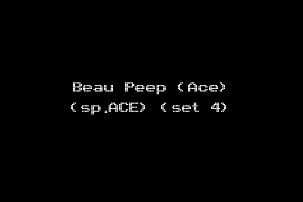 Beau Peep (Ace) (sp.ACE) (set 4)