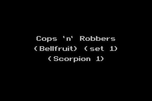 Cops 'n' Robbers (Bellfruit) (set 1) (Scorpion 1)
