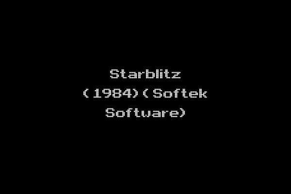 Starblitz (1984)(Softek Software)
