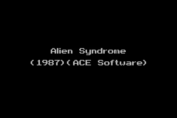 Alien Syndrome (1987)(ACE Software)