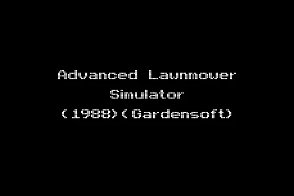 Advanced Lawnmower Simulator (1988)(Gardensoft)