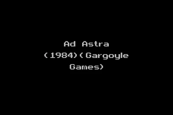 Ad Astra (1984)(Gargoyle Games)
