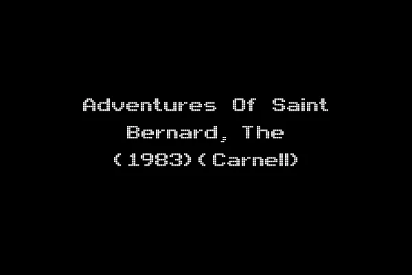Adventures Of Saint Bernard, The (1983)(Carnell)