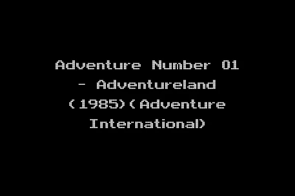 Adventure Number 01 - Adventureland (1985)(Adventure International)