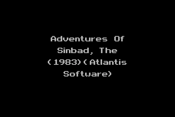 Adventures Of Sinbad, The (1983)(Atlantis Software)