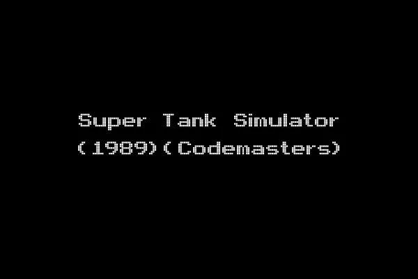 Super Tank Simulator (1989)(Codemasters)
