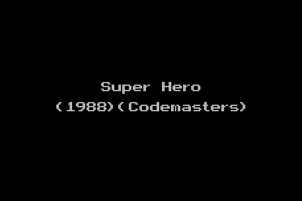 Super Hero (1988)(Codemasters)