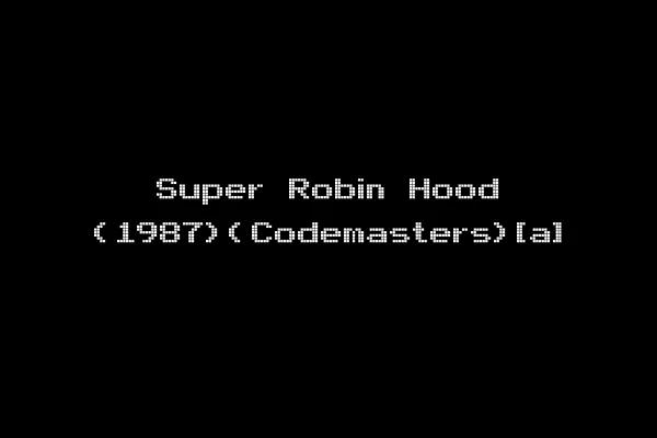 Super Robin Hood (1987)(Codemasters)[a]