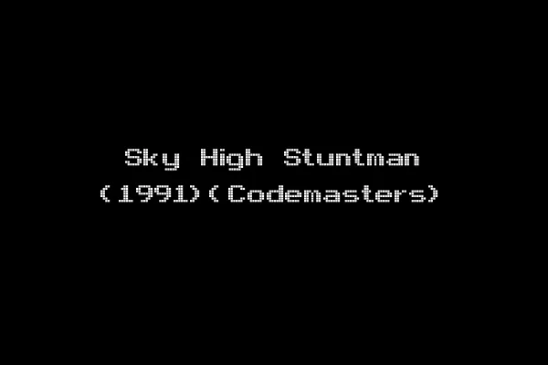 Sky High Stuntman (1991)(Codemasters)