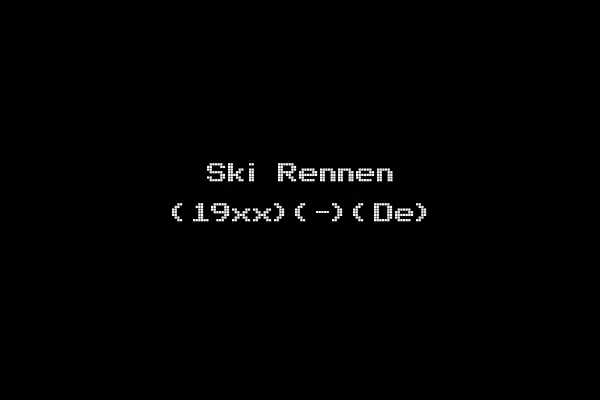 Ski Rennen (19xx)(-)(De)