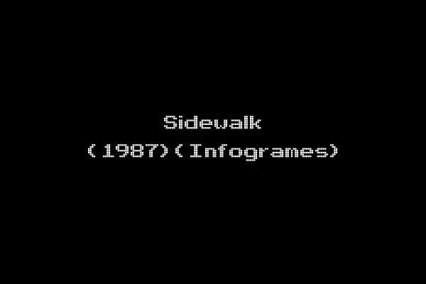 Sidewalk (1987)(Infogrames)