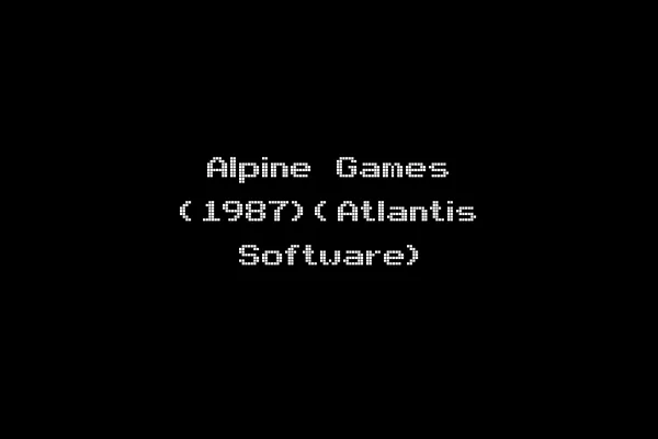 Alpine Games (1987)(Atlantis Software)