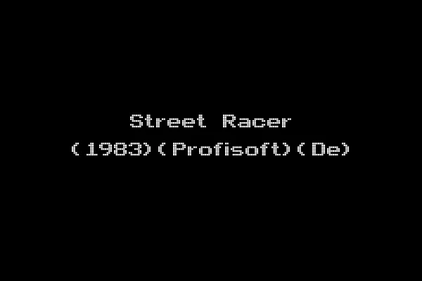 Street Racer (1983)(Profisoft)(De)