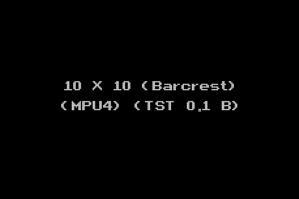 10 X 10 (Barcrest) (MPU4) (TST 0.1 B)