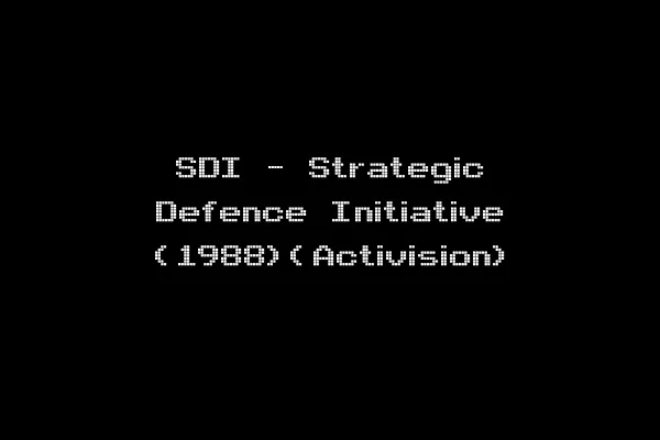 SDI - Strategic Defence Initiative (1988)(Activision)