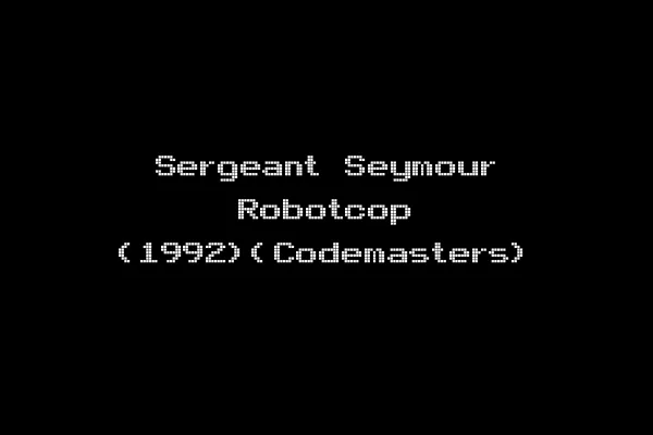 Sergeant Seymour Robotcop (1992)(Codemasters)