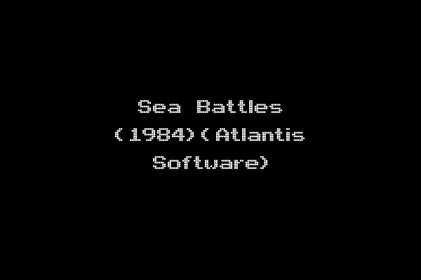Sea Battles (1984)(Atlantis Software)