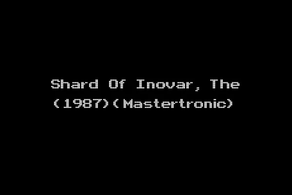 Shard Of Inovar, The (1987)(Mastertronic)