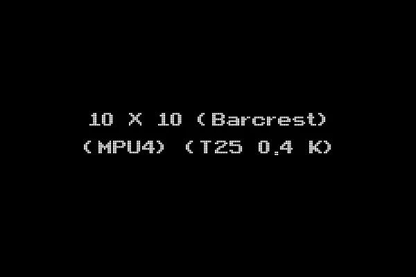 10 X 10 (Barcrest) (MPU4) (T25 0.4 K)