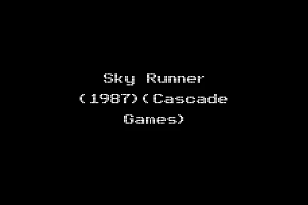 Sky Runner (1987)(Cascade Games)