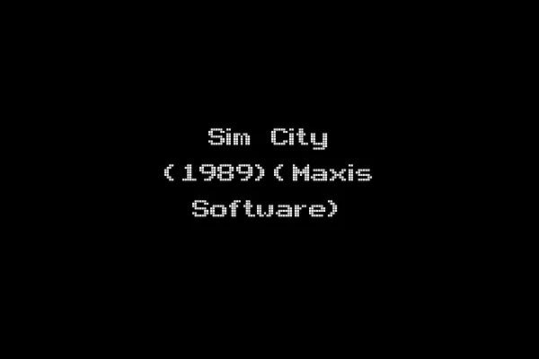 Sim City (1989)(Maxis Software)