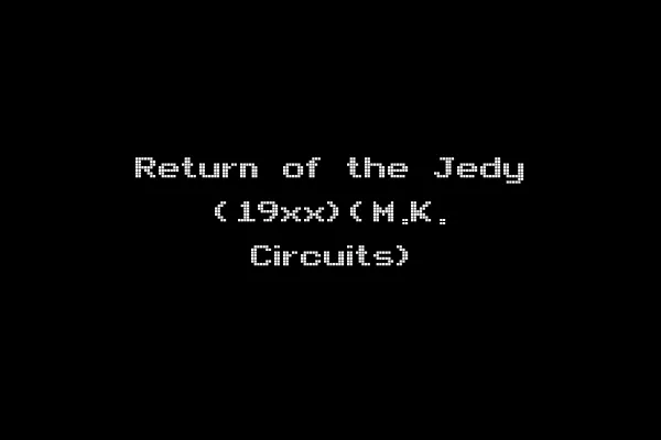 Return of the Jedy (19xx)(M.K. Circuits)