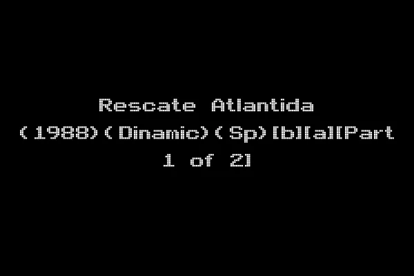 Rescate Atlantida (1988)(Dinamic)(Sp)[b][a][Part 1 of 2]