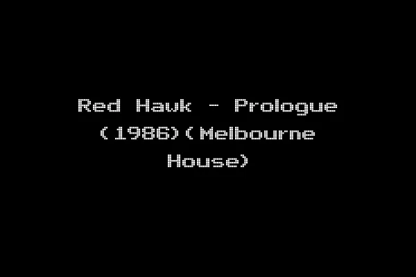 Red Hawk - Prologue (1986)(Melbourne House)