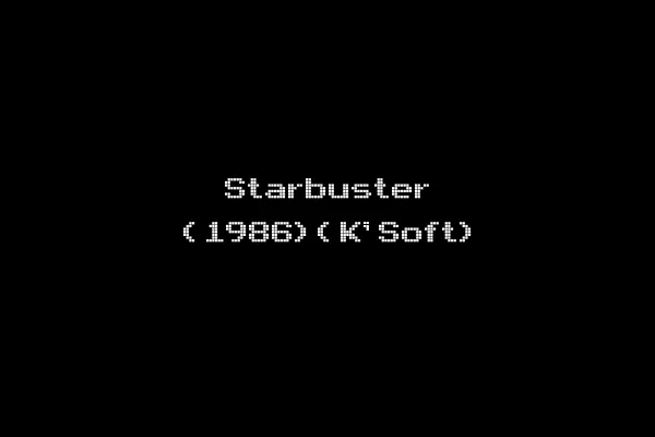 Starbuster (1986)(K'Soft)