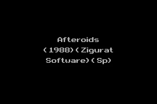 Afteroids (1988)(Zigurat Software)(Sp)