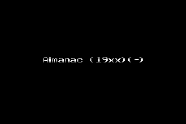 Almanac (19xx)(-)