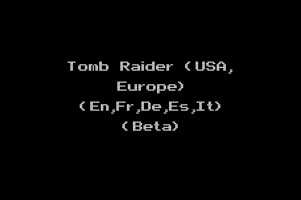 Tomb Raider (USA, Europe) (En,Fr,De,Es,It) (Beta)