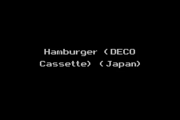 Hamburger (DECO Cassette) (Japan)