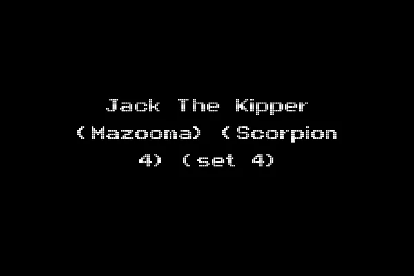 Jack The Kipper (Mazooma) (Scorpion 4) (set 4)