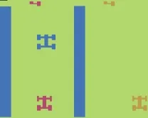 Street Racer - Speedway II (Wheels) (Paddle) (1977) (Atari, Larry Kaplan - Sears) (CX2612 - 99804, 49-75103)
