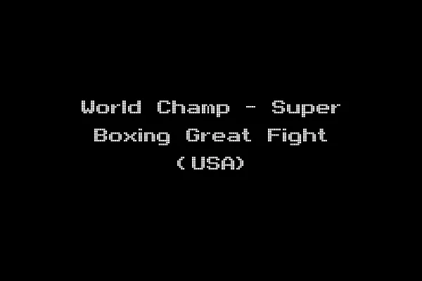World Champ - Super Boxing Great Fight (USA)